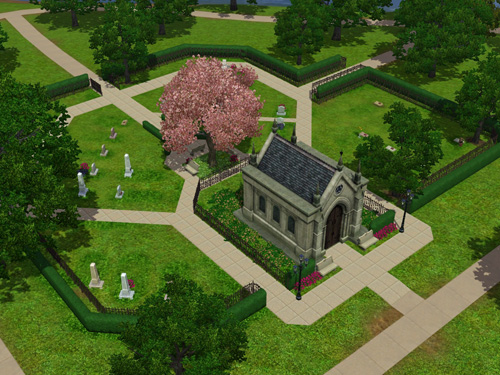 Sims 3 Cemetery
